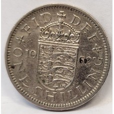 GREAT BRITAIN UK 1962 . ONE 1 SHILLING